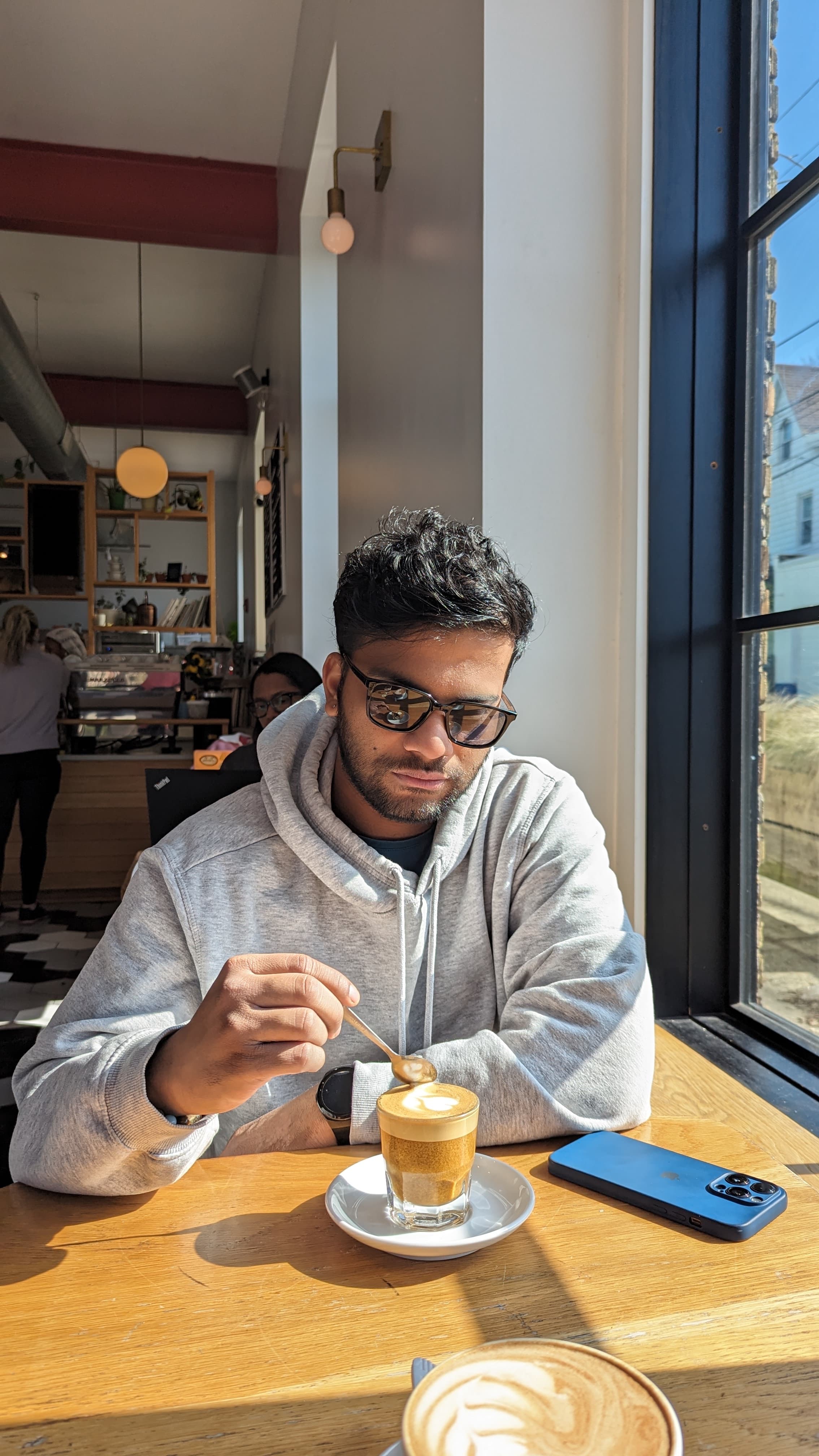 Coffee at Elixr in Rittenhouse