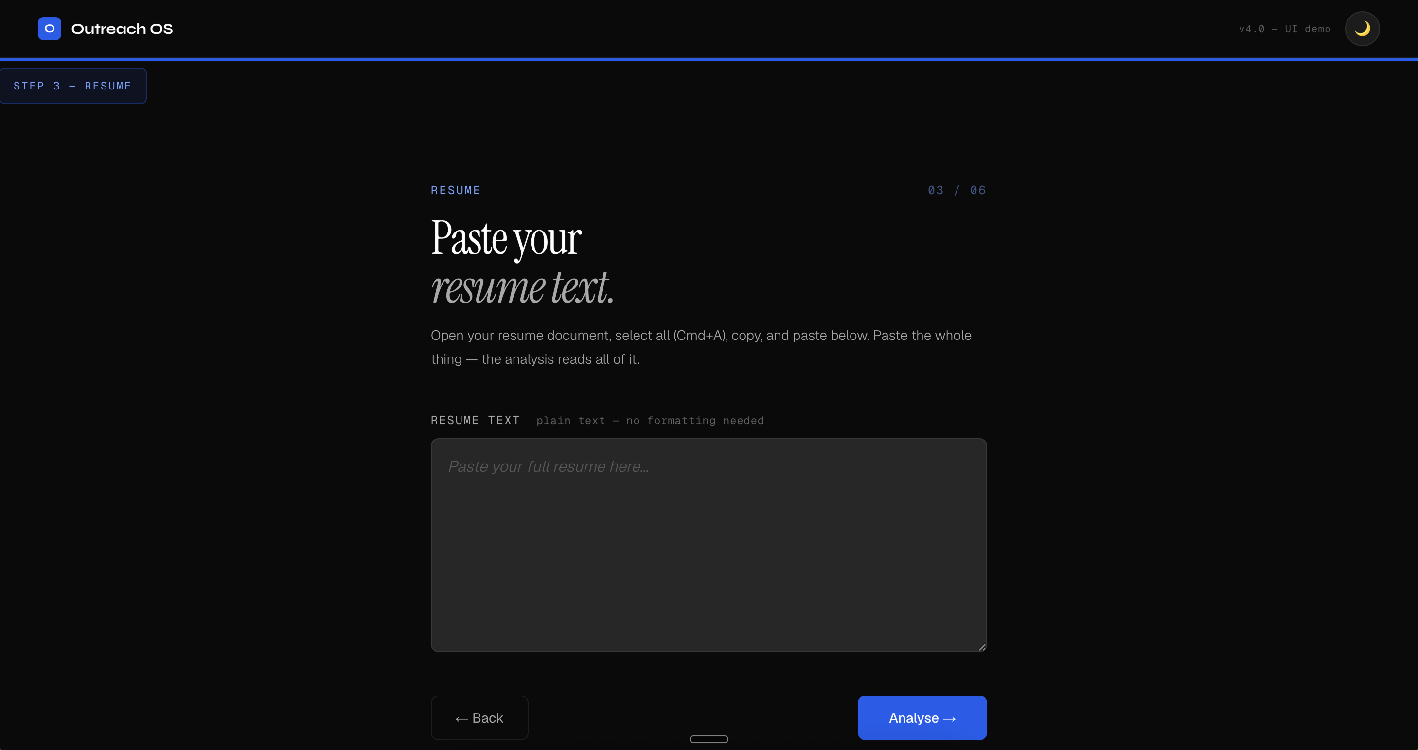 Outreach OS — Score step