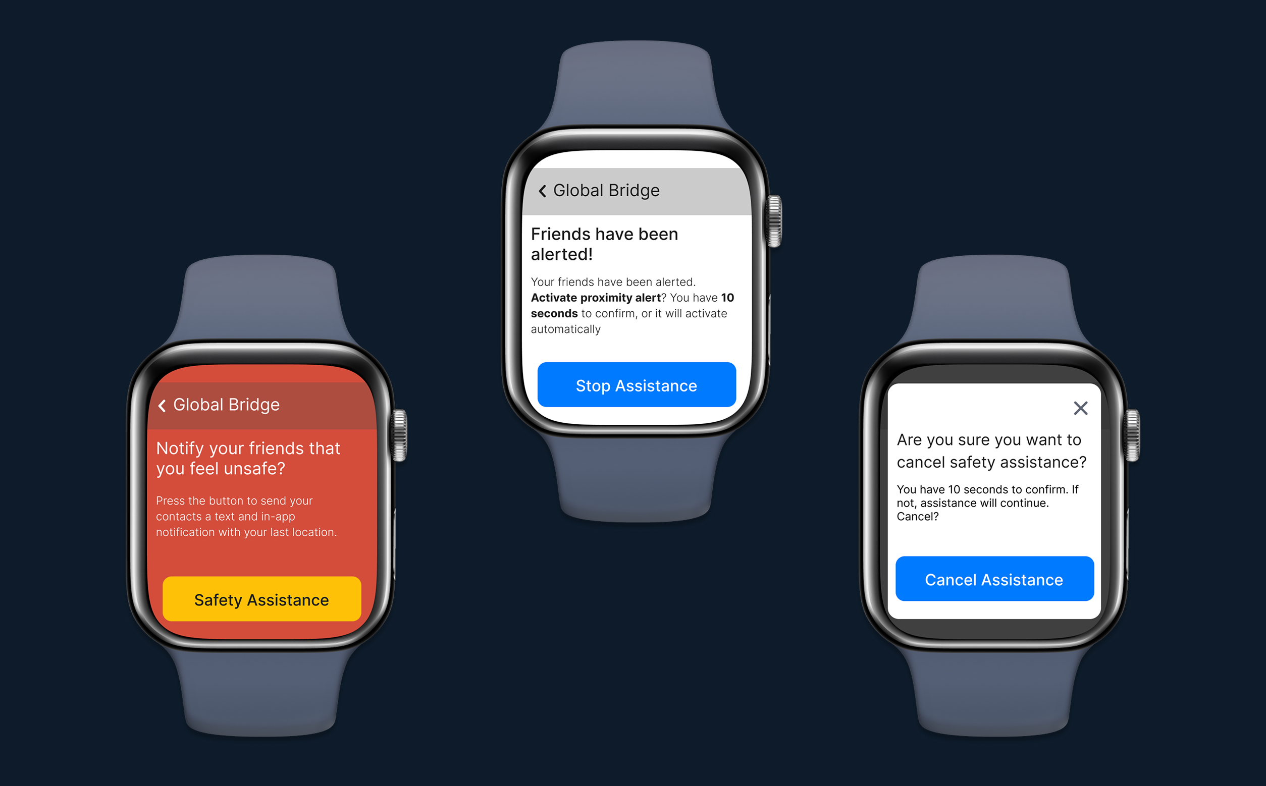 Apple Watch interface