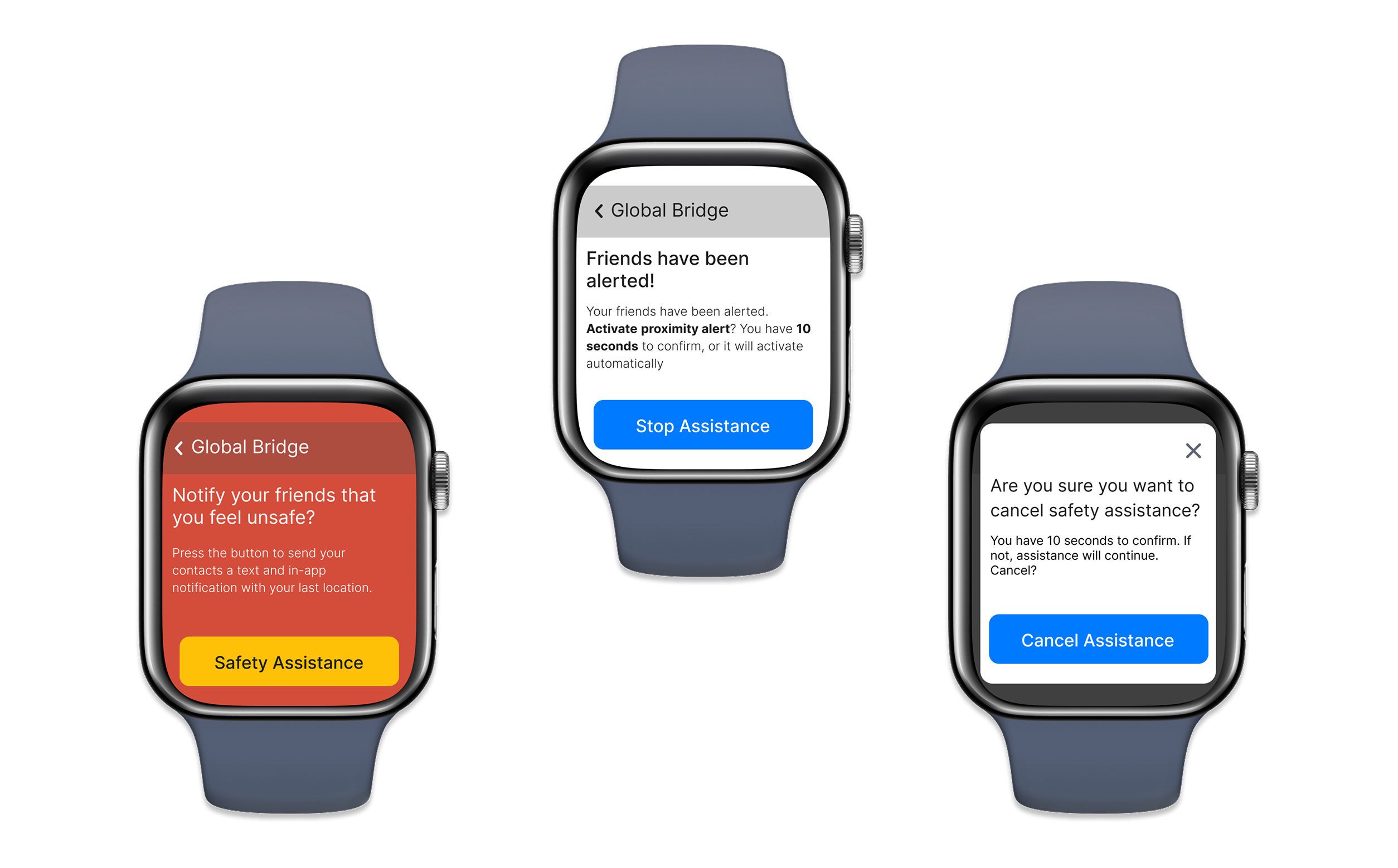Apple Watch interface